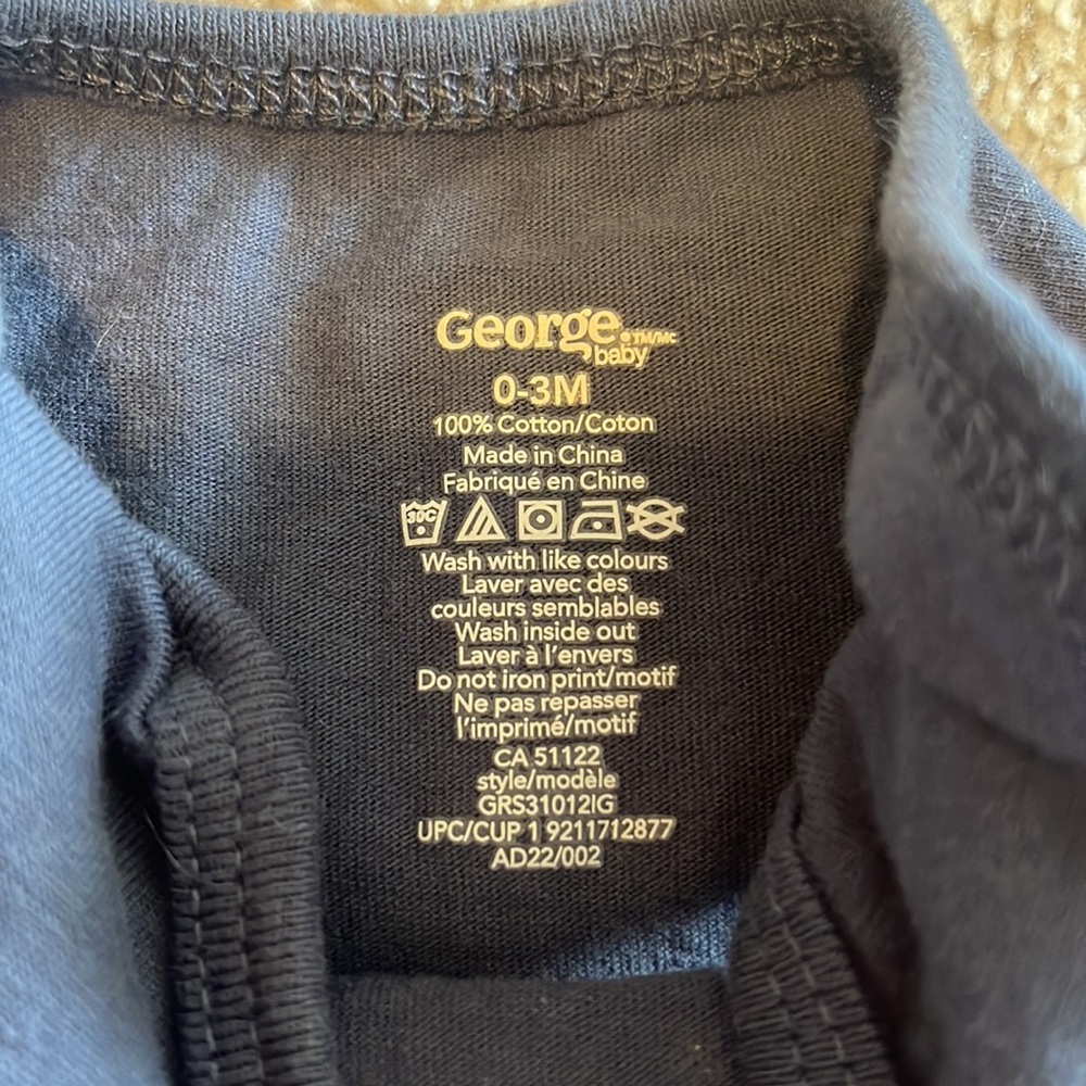 (3 for $10) George best sister bodysuit - Picture 3 of 4